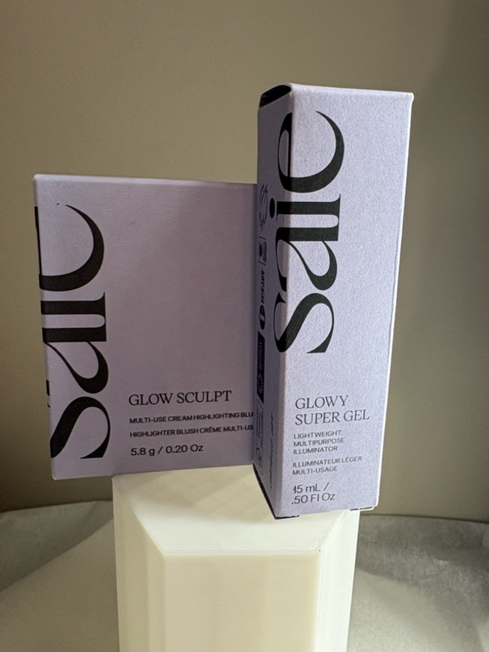 SAIE Glowy Super Gel Glow Sculpt Pinkglow Duo New Unused Sephora Glow Set - Picture 2 of 2
